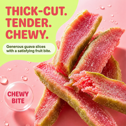 fiber-rich Red Guava slices
