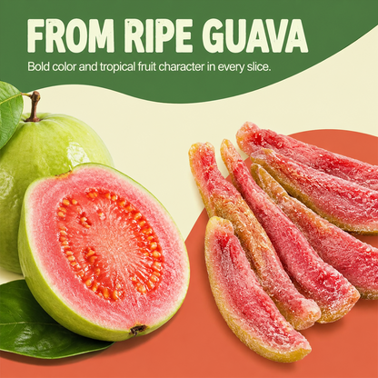 fiber-rich Red Guava slices